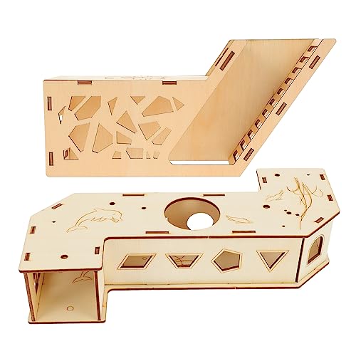 SOIMISS 2 Stück Hamster Tunnel Teiliges aus Sicherem Umweltfreundlichem Holz Abnehmbar Kratzfest Fördert Bewegung und Spielspaß für Zwerghamster und Kleine Haustiere SOIMISS 2 Stück Hamster Tunnel Teiliges aus Sicherem Umweltfreundlichem Holz Abnehmbar Kratzfest Fördert Bewegung und Spielspaß für Zwerghamster und Kleine Haustiere von SOIMISS