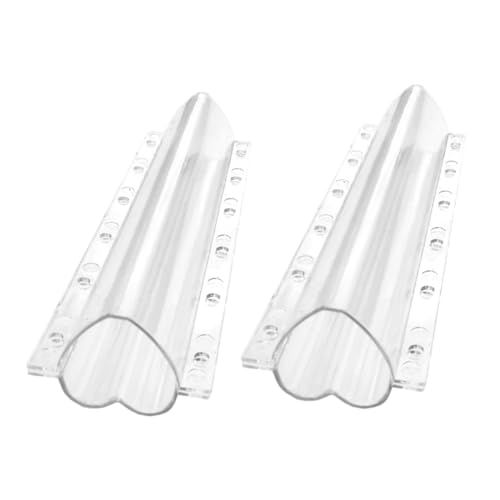 SOIMISS 2 Stück Herzförmige Gemüseform Wachstumsform aus Transparentem Langlebigem Material Teiliges für Gurken Melonen und Lange Früchte Ab für Garten und Kindergerichte von SOIMISS