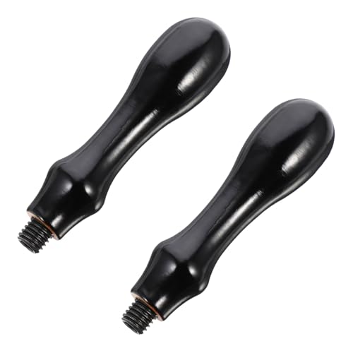 SOIMISS 2 Stück Holzstempel Griff Retro Schwarz Natural Wax Seal Stamp Handle Ersatzgriff Komfortabel Ergonomisch Für Siegelstempel DIY Briefumschläge Einladungskarten von SOIMISS