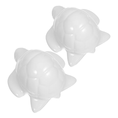 SOIMISS 2 Stück Keramik Toilettenschraubenabdeckungen Meeresschildkröte Dekorative Schraubenkappen für Bad Werkzeugfreie Montage Sicher Staubdicht Weiße Abdeckkappen von SOIMISS