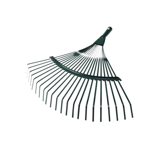 SOIMISS 2 Stück Laubrechen mit Holzstiel Robuste Gartengeräte für Garten und Außenbereich Dichtes Rechenblatt für Effektives Laub und Schmutzrechen Farblich Sortiert Zufällige Farbe von SOIMISS