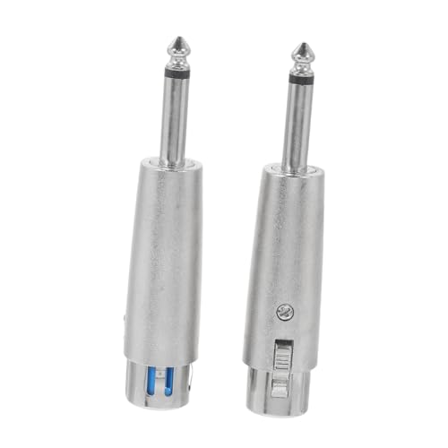 SOIMISS 2 Stück Mikrofonadapter Mikrofongewindeadapter Mikrofon Audiobuchse Mikrofon Recorder Adapter Audio Anschlüsse Und Adapter Mikrofonanschluss Buchsenadapter Silber SOIMISS 2 Stück Mikrofonadapter Mikrofongewindeadapter Mikrofon Audiobuchse Mikrofon Recorder Adapter Audio Anschlüsse Und Adapter Mikrofonanschluss Buchsenadapter Silber von SOIMISS