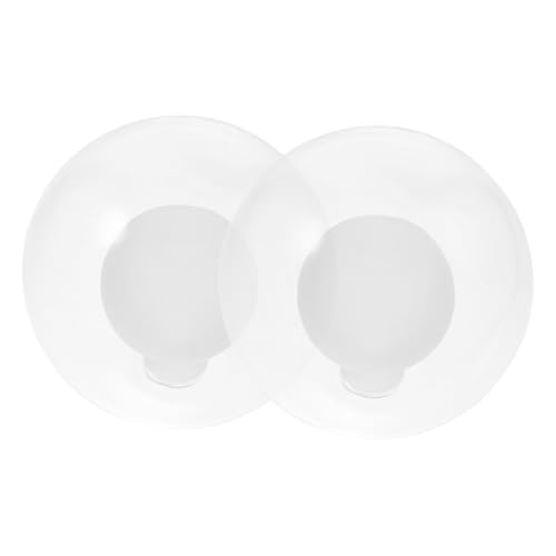 SOIMISS 2 Stück Milchglas Kugel Lampenschirm Øcm Glas Lampenglas Ersatz für Deckenleuchte Pendelleuchte Lichtabdeckung Vielseitig Einsetzbar für Kronleuchter und Tischlampe von SOIMISS