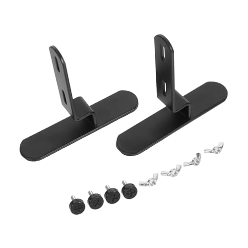 SOIMISS 2 Stück Pegboard Halter Metall ohne Bohren Tischklemme Montagehalterung Organizer Zubehör für Wand Tischbefestigung Schwarz Platzsparend Schnell Montierbar Vielseitig für Büro und von SOIMISS