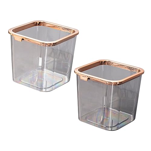 SOIMISS 2 Stück Pet Müllbehälter Transparent Abfallkorb Tragbar Stark Belastbar Klare Abfalleimer Für Haushalt Büro Wohnzimmer SOIMISS 2 Stück Pet Müllbehälter Transparent Abfallkorb Tragbar Stark Belastbar Klare Abfalleimer Für Haushalt Büro Wohnzimmer von SOIMISS