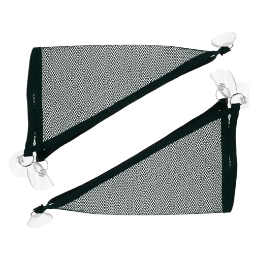 SOIMISS 2 Stück Reptilien Hängematte Dreieckig mit Saugnäpfen Bearded Dragon Lizard Geckos Kleintierbett Erweiterung für Terrarien Vertikaler Raumersparnis von SOIMISS