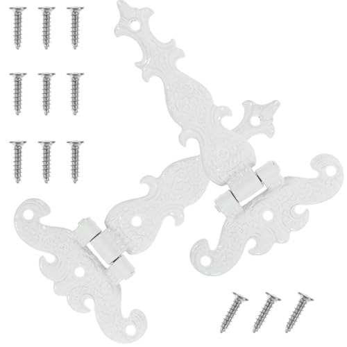 SOIMISS 2 Stück Robuste Vintage Türscharniere aus Eisen Schwerlastig mit Schraublöchern für Holztore Scheunentore Gartentore Langlebig Flexibel Leise Einfach zu Montieren Dekorativ für SOIMISS 2 Stück Robuste Vintage Türscharniere aus Eisen Schwerlastig mit Schraublöchern für Holztore Scheunentore Gartentore Langlebig Flexibel Leise Einfach zu Montieren Dekorativ für von SOIMISS