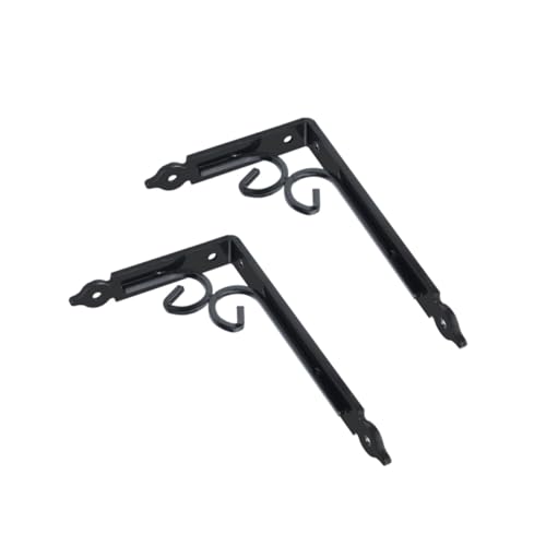 SOIMISS 2 Stück Schwarze Wandhalterung aus Robustem Eisen Dreieckige Stützstruktur Stabile Regalträger für Abstellraum Kellerregal Wandmontage Hohe Tragfähigkeit Platzsparend SOIMISS 2 Stück Schwarze Wandhalterung aus Robustem Eisen Dreieckige Stützstruktur Stabile Regalträger für Abstellraum Kellerregal Wandmontage Hohe Tragfähigkeit Platzsparend von SOIMISS