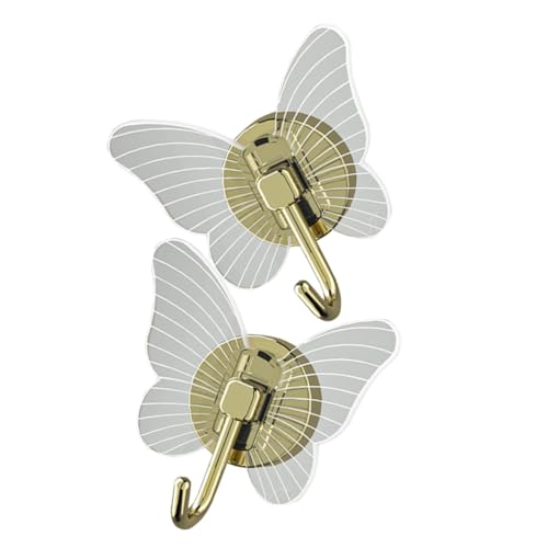 SOIMISS 2 Stück Selbstklebende Schmetterlings wandhaken Kleine Transparente Wandhaken für Handtücher Vielseitige Aufbewahrung ohne Bohren für Bad Schlafzimmer und Kinderzimmer SOIMISS 2 Stück Selbstklebende Schmetterlings wandhaken Kleine Transparente Wandhaken für Handtücher Vielseitige Aufbewahrung ohne Bohren für Bad Schlafzimmer und Kinderzimmer von SOIMISS