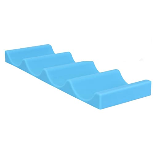 SOIMISS 2 Stück Silikon Flaschenmatte für Kühlschrank Organizer für Bier und Weinflaschen Stapelbar und Leicht zu Reinigen für Partys und Blau von SOIMISS