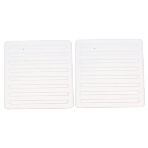 SOIMISS 2 Stück Silikonform DIY Untersetzer Gießform Flexible Langlebige Epoxidharzform mit Glatter Oberfläche Leicht zu Entformen Geeignet für Bastelprojekte und Handwerk von SOIMISS