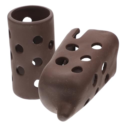 SOIMISS 2 Stück Teiliges Aquarium Deko aus Sicherem Zisha Naturnahe Fisch und Garnelenhöhle Kompakte Verstecke für Aquarien Langlebige Landschaftsdekoration Geeignet für Verschiedene von SOIMISS