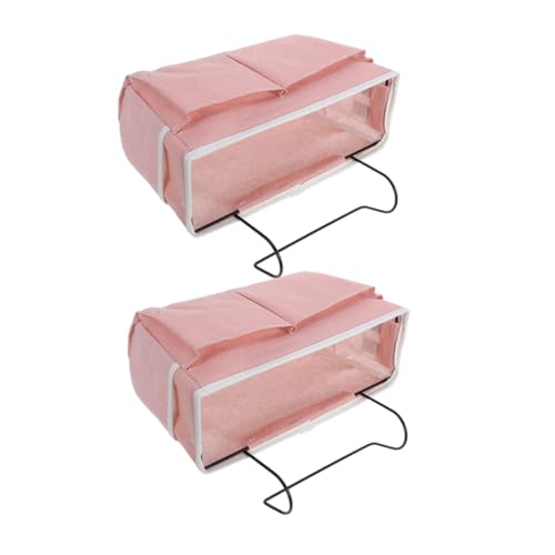 SOIMISS 2 Stück Teiliges Aufbewahrungsset zum Aufhängen aus Stoff mit Mehreren Taschen Vielseitiger Bettseiten Organizer für Wohnheim Hochbett und Kopfteil zur Aufbewahrung von Büchern von SOIMISS