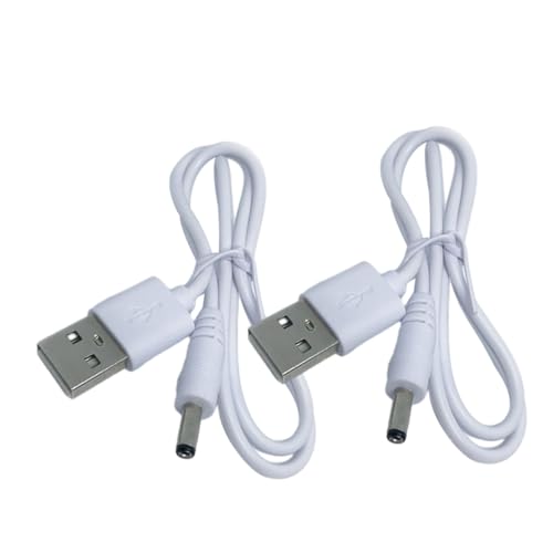 SOIMISS 2 Stück Teiliges Dc Ladekabel USB Stecker Flexibles Netzteilkabel mit Überstromschutz Kompatibel für Ventilator Kamera Tablet Lautsprecher Recorder von SOIMISS