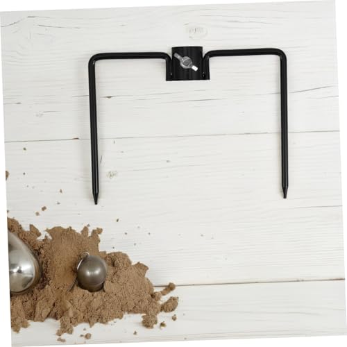 SOIMISS 2 Stück Teiliges Eisen Erdspiess Robuster Gartendekoration Stabilisator für Fahnenmast und Sonnenschirm Wetterfeste Metall Bodenanker Kompatibel mit Rohren Stabiler Outdoor Halter von SOIMISS