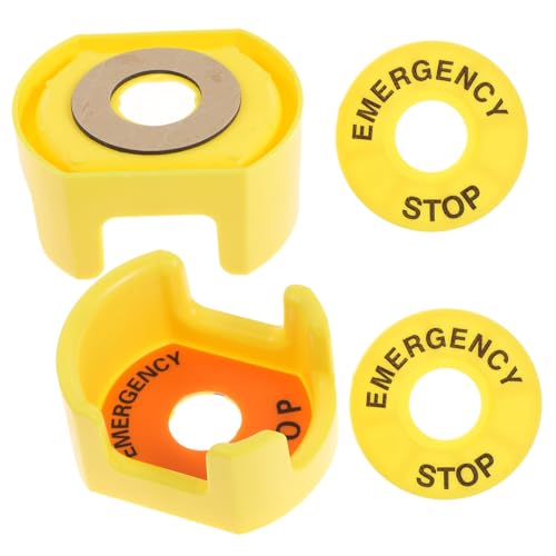 SOIMISS 2 Stück Teiliges Elevator Button Protector mit Warnkreis Robuste Schutzabdeckung für Notfallknöpfe Verschleißfest Einfache Klebemontage Geeignet für Aufzüge und Haushaltsgeräte SOIMISS 2 Stück Teiliges Elevator Button Protector mit Warnkreis Robuste Schutzabdeckung für Notfallknöpfe Verschleißfest Einfache Klebemontage Geeignet für Aufzüge und Haushaltsgeräte von SOIMISS