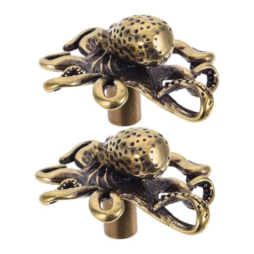 SOIMISS 2 Stück Teiliges Messing Schrankgriffe Krake Design Stil Vintage Möbelknöpfe für Schubladen Kommoden Küchenschränke Badezimmer Türen mit Starkem Griff und Langlebiger Verarbeitung SOIMISS 2 Stück Teiliges Messing Schrankgriffe Krake Design Stil Vintage Möbelknöpfe für Schubladen Kommoden Küchenschränke Badezimmer Türen mit Starkem Griff und Langlebiger Verarbeitung von SOIMISS
