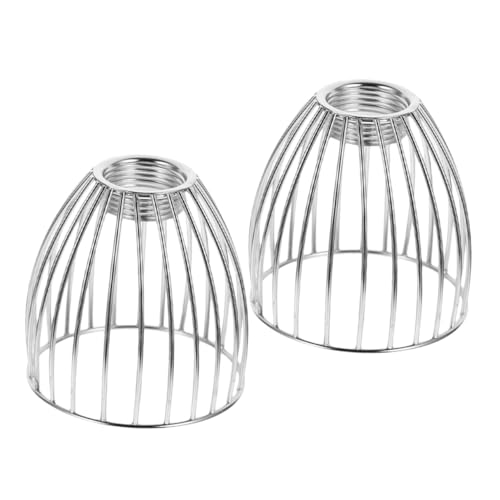 SOIMISS 2 Stück Teiliges Metall Vogelkäfig Lampenschirm Vintage Industrie Hängelampe mit Fassung Kompakt und Platzsparend Robustes Eisen Kunst Design für Schlafzimmer und Esszimmer SOIMISS 2 Stück Teiliges Metall Vogelkäfig Lampenschirm Vintage Industrie Hängelampe mit Fassung Kompakt und Platzsparend Robustes Eisen Kunst Design für Schlafzimmer und Esszimmer von SOIMISS