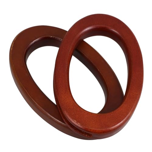 SOIMISS 2 Stück Teiliges Runde Holztaschengriffe aus Massivem Holz mit Robustem Metall für DIY Handtaschen Ersatzgriffe für Handgefertigte Taschen und Geldbörsen SOIMISS 2 Stück Teiliges Runde Holztaschengriffe aus Massivem Holz mit Robustem Metall für DIY Handtaschen Ersatzgriffe für Handgefertigte Taschen und Geldbörsen von SOIMISS