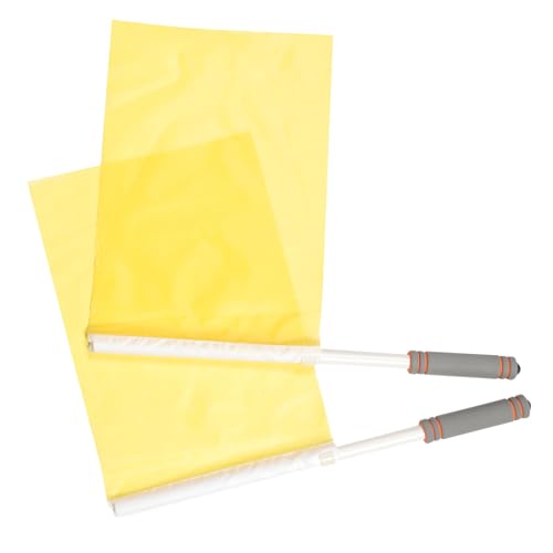 SOIMISS 2 Stück Teiliges Schiedsrichter Flaggen Gelb Abnehmbar Multifunktional als Signal und Warnflagge Geeignet für Sportveranstaltungen Verkehrswarnung und Fan Anfeuerung SOIMISS 2 Stück Teiliges Schiedsrichter Flaggen Gelb Abnehmbar Multifunktional als Signal und Warnflagge Geeignet für Sportveranstaltungen Verkehrswarnung und Fan Anfeuerung von SOIMISS