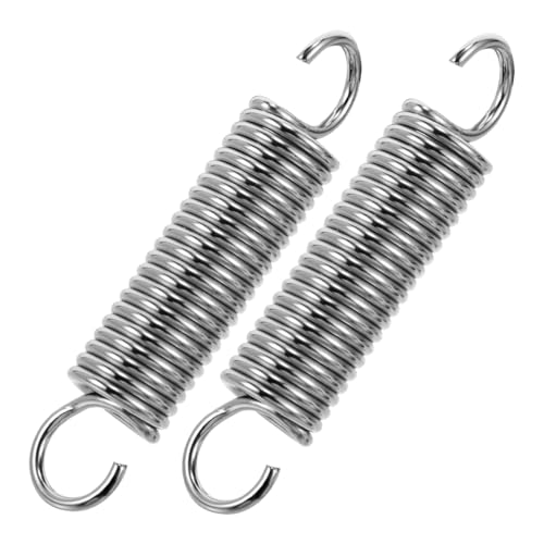 SOIMISS 2 Stück Teiliges Schwerlast Zugfedern mit Haken Verstellbare Hängemattenhaken aus Robustem Metall Einfache Werkzeugfreie Montage für Schaukelstühle und Gartenhängematten SOIMISS 2 Stück Teiliges Schwerlast Zugfedern mit Haken Verstellbare Hängemattenhaken aus Robustem Metall Einfache Werkzeugfreie Montage für Schaukelstühle und Gartenhängematten von SOIMISS
