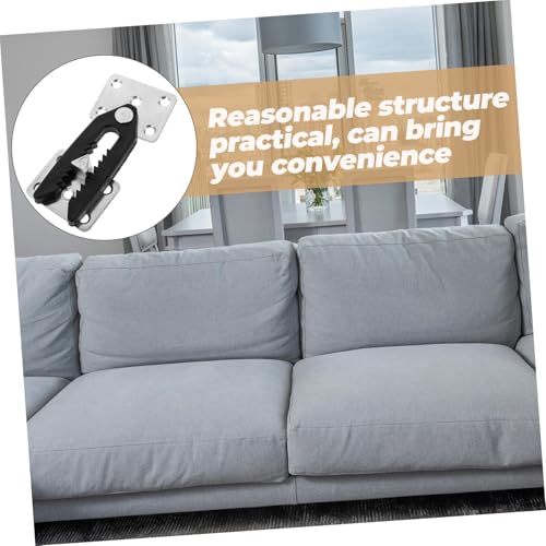 SOIMISS 2 Stück Teiliges Sofa Verbindungsstück aus Metall und Kunststoff Stabiler Möbelverbinder mit Zahnung Einfach zu Montieren Ersatz für Beschädigte Couch Verbindung Geeignet für SOIMISS 2 Stück Teiliges Sofa Verbindungsstück aus Metall und Kunststoff Stabiler Möbelverbinder mit Zahnung Einfach zu Montieren Ersatz für Beschädigte Couch Verbindung Geeignet für von SOIMISS