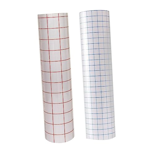 SOIMISS 2 Stück Teiliges Transparentes PVC mit Selbstklebendem Langlebig und Flexibel für DIY Beschriftungen Kunstdekorationen und Präzises Übertragen von Vinylmustern von SOIMISS