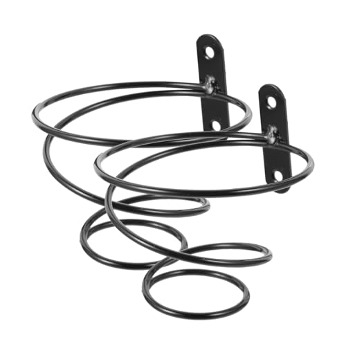 SOIMISS 2 Stück Teiliges Wandmontage Weinregal aus Robustem Metall Spiralförmiger Einzel flaschenhalter Modernes Design Platzsparend für Weinliebhaber und Stilvolle Weinpräsentation von SOIMISS