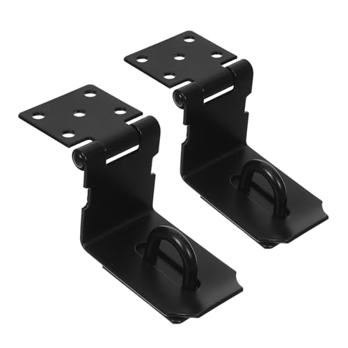 SOIMISS 2 Stück Türverschluss aus Gebürstetem Edelstahl Vorhängeschlossgeeigneter Sicherheitsüberfall Einsetzbar für Scheunen Garagen Türen und Briefkästen Einfache Montage Diebstahlschutz von SOIMISS