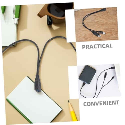 SOIMISS 2 Stück USB Verlängerungskabel Daten und Ladekabel für Externe Laufwerke Doppelte Stecker Hohe Übertragungsgeschwindigkeit Stabile Stromversorgung Kompatibel mit Drucker und PC SOIMISS 2 Stück USB Verlängerungskabel Daten und Ladekabel für Externe Laufwerke Doppelte Stecker Hohe Übertragungsgeschwindigkeit Stabile Stromversorgung Kompatibel mit Drucker und PC von SOIMISS