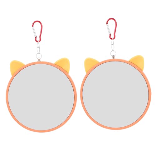 SOIMISS 2 Stück Vogelkäfig spiegelspielzeug Hängend Großer Papageienspiegel mit Robustem Bügel für Wellensittiche und Sittiche Vogelzubehör zur Käfigdekoration und Interaktion SOIMISS 2 Stück Vogelkäfig spiegelspielzeug Hängend Großer Papageienspiegel mit Robustem Bügel für Wellensittiche und Sittiche Vogelzubehör zur Käfigdekoration und Interaktion von SOIMISS