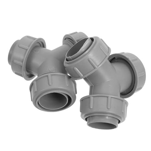 SOIMISS 2 Stück Y Förmiger PVC Abflussrohrverbinder Schlauchadapter für Spüle Geschirrspüler Waschmaschine Langlebiger Wege Rohrverbindung ohne Werkzeug Einfache Installation Küchen Bad SOIMISS 2 Stück Y Förmiger PVC Abflussrohrverbinder Schlauchadapter für Spüle Geschirrspüler Waschmaschine Langlebiger Wege Rohrverbindung ohne Werkzeug Einfache Installation Küchen Bad von SOIMISS
