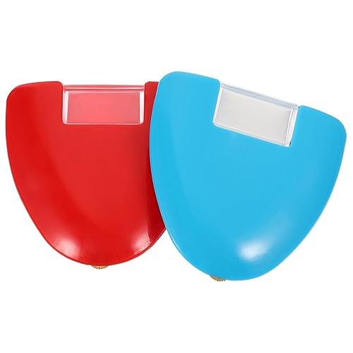 SOIMISS 2 Stücke Teiliges Kreide Rad Rotes Blaues Markierungswerkzeug für Stoffe für und Heimwerker Temporäres Markieren Einfach zu Entfernen SOIMISS 2 Stücke Teiliges Kreide Rad Rotes Blaues Markierungswerkzeug für Stoffe für und Heimwerker Temporäres Markieren Einfach zu Entfernen von SOIMISS