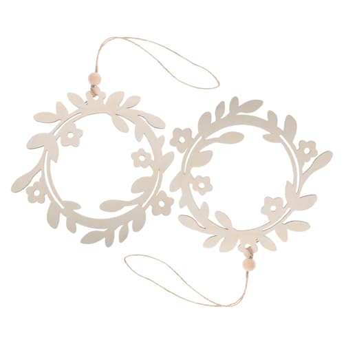 SOIMISS 2 Stücke Unfinished Wooden Wreath Frames aus Blankem Holz für DIY Blumenkranz Wand und Tischdeko Nordischer Stil Vielseitig als Bastelrohling für Kreative Wohnraumgestaltung SOIMISS 2 Stücke Unfinished Wooden Wreath Frames aus Blankem Holz für DIY Blumenkranz Wand und Tischdeko Nordischer Stil Vielseitig als Bastelrohling für Kreative Wohnraumgestaltung von SOIMISS