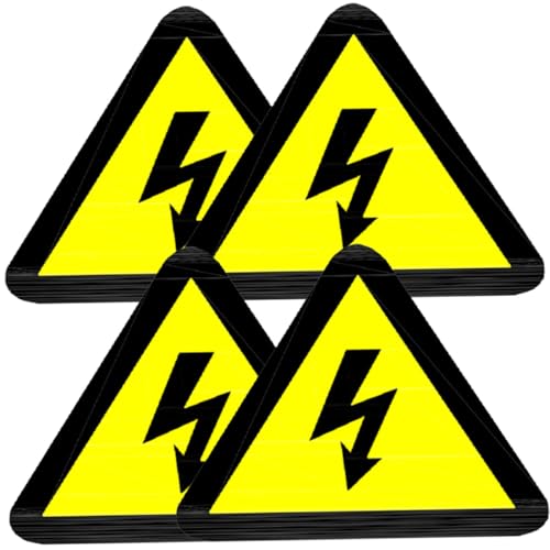 SOIMISS 20 Blatt Warnaufkleber Elektrischer Betriebsraum Hochspannungswarnung Blitzsymbol Sicherheitskennzeichnung Selbstklebend für Industrie Büro Lager Schule SOIMISS 20 Blatt Warnaufkleber Elektrischer Betriebsraum Hochspannungswarnung Blitzsymbol Sicherheitskennzeichnung Selbstklebend für Industrie Büro Lager Schule von SOIMISS