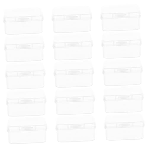 SOIMISS 20 Stück Kleine Quadratische Aufbewahrungsboxen mit Klappdeckel Transparente Mini Organizer aus Robustem PP für Perlen Schmuck Bastelbedarf und Kleinteile Tragbar und Langlebig SOIMISS 20 Stück Kleine Quadratische Aufbewahrungsboxen mit Klappdeckel Transparente Mini Organizer aus Robustem PP für Perlen Schmuck Bastelbedarf und Kleinteile Tragbar und Langlebig von SOIMISS