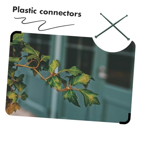 SOIMISS 20 Stück Teiliges Kunststoff Verbindungsstücke für Gartenrahmen Wetterbeständig DIY Pflanzenstütze für Tomaten und Gemüse Rankgitter Einfacher Klickverschluss Geeignet für Stäbe von SOIMISS