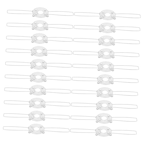 SOIMISS 20 Stück Teiliges Lampenschirm federclip Gabelklammern aus Langlebigem Eisen Stabile Lampenschirmhalterung zur Einfachen und Sicheren Befestigung von Lampenschirmen Praktisches von SOIMISS