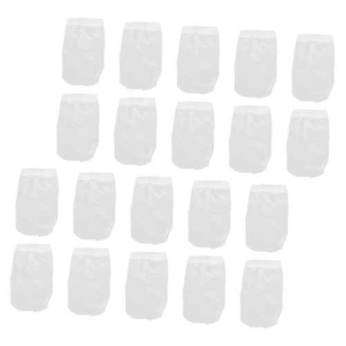 SOIMISS 20 Stück Teiliges Pool Skimmer Socken Wiederverwendbare Filter Strümpfe Elastische Skimmer Korb Filtertaschen für Schwimmbad Aquarium Mesh Filterbeutel zur Schmutz Ölfang von SOIMISS