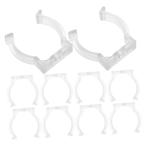SOIMISS 20 Stück Transparent Lampenhalter Kunststoffclips für LED Röhrenbefestigung und Leuchtstoffröhren Montage Robust und Sicher Geeignet für Wand und Deckenmontage in Büro und Zuhause SOIMISS 20 Stück Transparent Lampenhalter Kunststoffclips für LED Röhrenbefestigung und Leuchtstoffröhren Montage Robust und Sicher Geeignet für Wand und Deckenmontage in Büro und Zuhause von SOIMISS