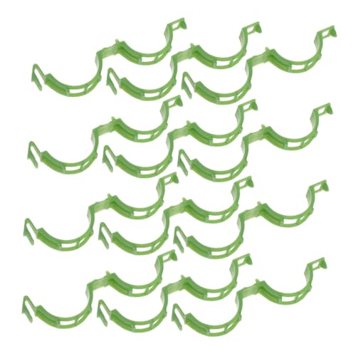 SOIMISS 200 Stück Pflanzensupport Clips aus Robustem Transparente Klammern für Tomaten und Gemüse Kletterpflanzen Wiederverwendbare Gartenhalter für Innen und Außenbereich Vielseitig von SOIMISS