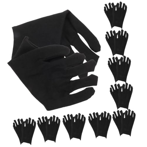 SOIMISS 24 Paare Schwarze Dicke Arbeitshandschuhe aus Baumwolle Atmungsaktiv Schmutzabweisend Robust für Bau Lager und Garten Zuverlässiger Handschutz für Männer bei Schweren Arbeiten SOIMISS 24 Paare Schwarze Dicke Arbeitshandschuhe aus Baumwolle Atmungsaktiv Schmutzabweisend Robust für Bau Lager und Garten Zuverlässiger Handschutz für Männer bei Schweren Arbeiten von SOIMISS