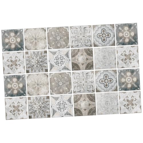 SOIMISS 24 Stück Teiliges Selbstklebendes Fliesenaufkleber und Ölbeständig Einfach zu Reinigen für Küche Bad und Wanddekoration von SOIMISS