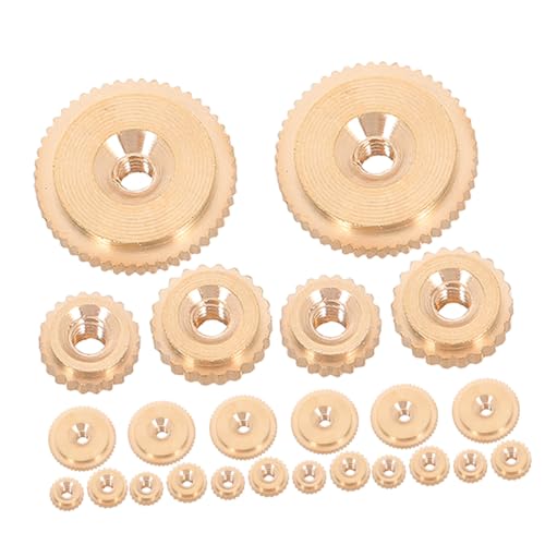SOIMISS 24 Stück Teiliges Uhrwerk-muttern für Quarzuhren Stabile Befestigung für Wanduhr Standuhr und Quarzuhrwerke Einfache Installation Vielseitiges Reparatur Ersatzkit von SOIMISS