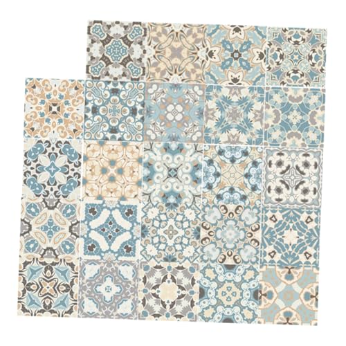 SOIMISS 24Stücke Vintage Fliesenaufkleber Abziehbare Wandfliesen für Schlafzimmer und Wohnzimmer Selbstklebende Deko mit Elegantem Design für Kreative Raumgestaltung SOIMISS 24Stücke Vintage Fliesenaufkleber Abziehbare Wandfliesen für Schlafzimmer und Wohnzimmer Selbstklebende Deko mit Elegantem Design für Kreative Raumgestaltung von SOIMISS