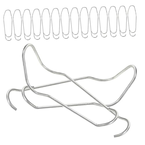 SOIMISS 25 Stück Teiliges Pflanzenstütze Klammern Verzinktem Wetterfeste Rankhilfe Clips für Kletterpflanzen und Gewächshaus Robuste Verbindungsklammern für Gartenstützpole Installieren von SOIMISS
