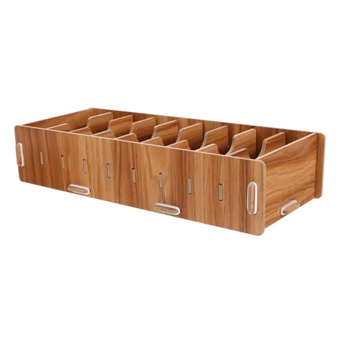 SOIMISS 2Stücke Aufbewahrungsboxen aus Holz Dekorative Storage Box für Schreibtisch und Zuhause Kompakte und Lösung für Ordnung im Büro und Wohnbereich von SOIMISS