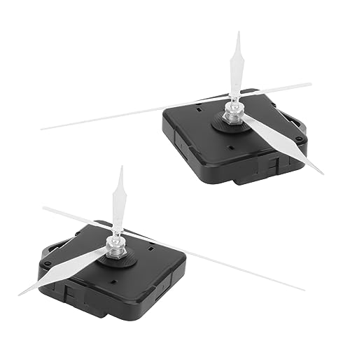 SOIMISS 2Stücke Silent Clock Bewegung DIY Uhrwerk für Wanduhr Lautloses Uhrwerk Hochwertigem Installieren Ersatzteile für Kreative Uhr Projekte von SOIMISS