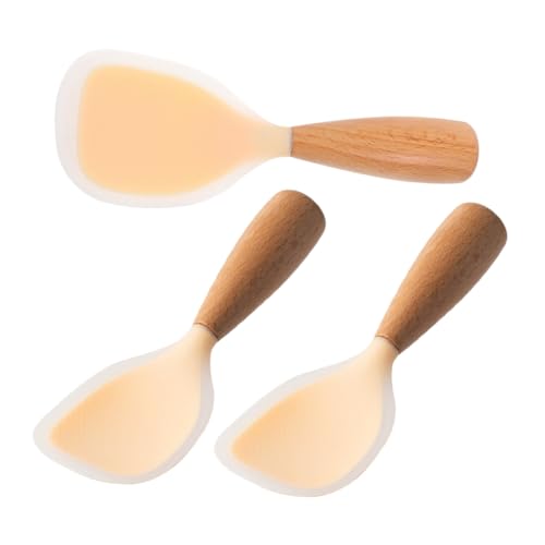 SOIMISS 3 STÜCKE Teiliges Reispaddel mit Ergonomischem Holzgriff Hitzebeständigem Silikon Antihaftbeschichtetem Stehendem Servierlöffel für Reis Einfach zu Reinigen Platzsparend für Küche SOIMISS 3 STÜCKE Teiliges Reispaddel mit Ergonomischem Holzgriff Hitzebeständigem Silikon Antihaftbeschichtetem Stehendem Servierlöffel für Reis Einfach zu Reinigen Platzsparend für Küche von SOIMISS