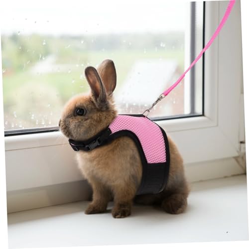 SOIMISS 3 Sätze Kaninchen Geschirr und Leine Kleintier Brustgeschirr aus Leichtem Material Verstellbares Hasengeschirr für Meerschweinchen Hamster und Freilauf Mehrfarbig Schwarz SOIMISS 3 Sätze Kaninchen Geschirr und Leine Kleintier Brustgeschirr aus Leichtem Material Verstellbares Hasengeschirr für Meerschweinchen Hamster und Freilauf Mehrfarbig Schwarz von SOIMISS